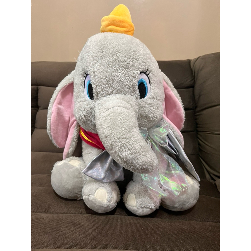 Boneka kado/koleksi Gajah sirkus disney DUMBO JUMBO edisi 100th original newtag