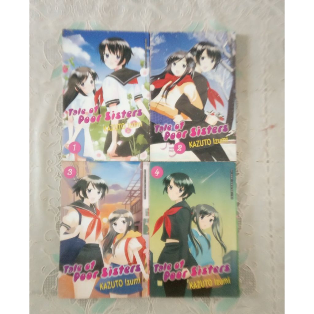 JUAL KOMIK SET BEKAS MURAH TAMAT 1-4 TALE OF POOR SISTERS BY KAZUTO IZUMI