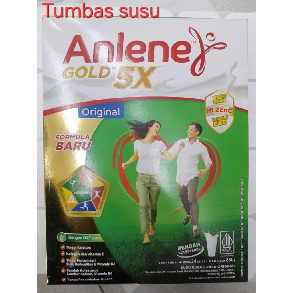 

Anlene gold 5x original 850g - susu bubuk dewasa