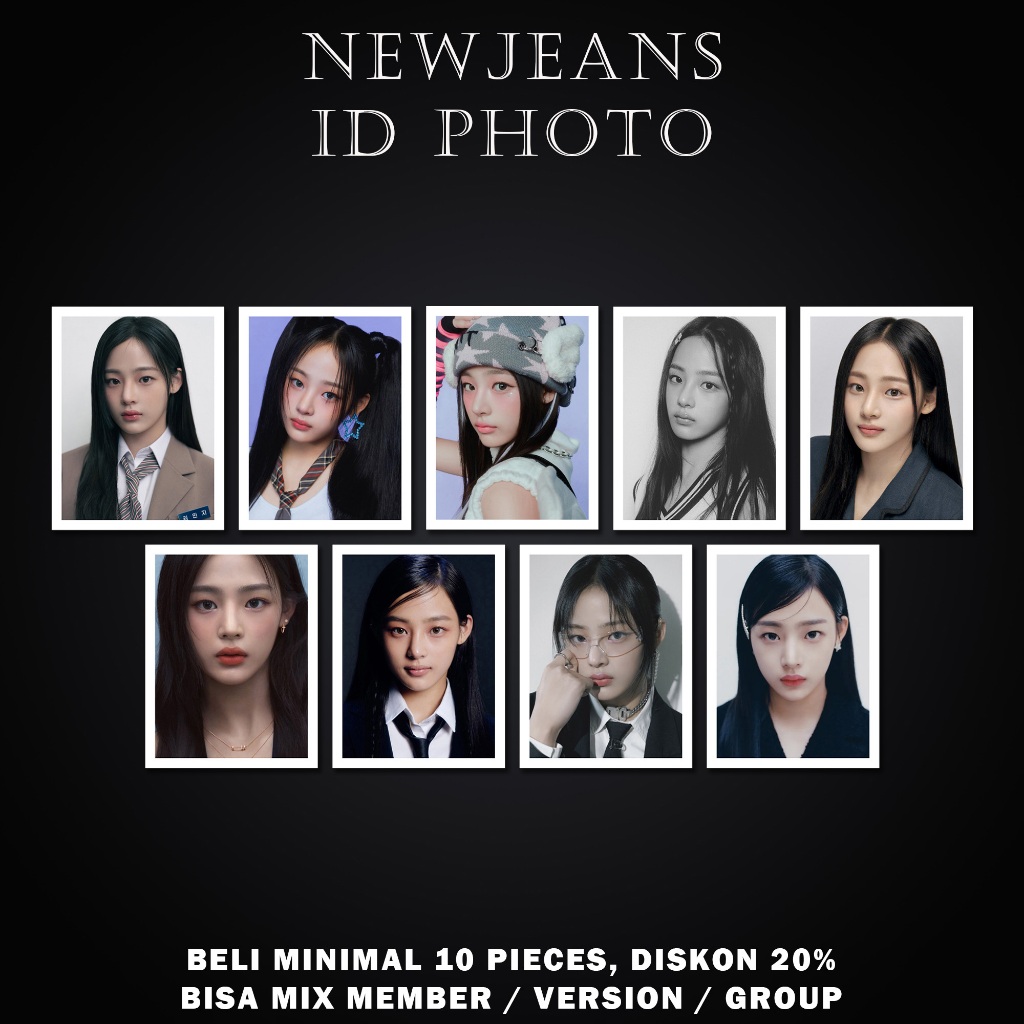 NEWJEANS ID PHOTO NJZ ID PHOTO