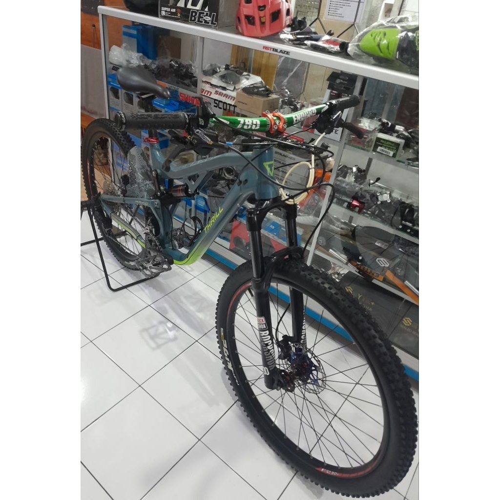 SEPEDA MTB THRILL RICHOCET 1.0 120 27,5 QR FULL UP GRADE RAKITAN 0 KM  Second OK Sesuai Photo