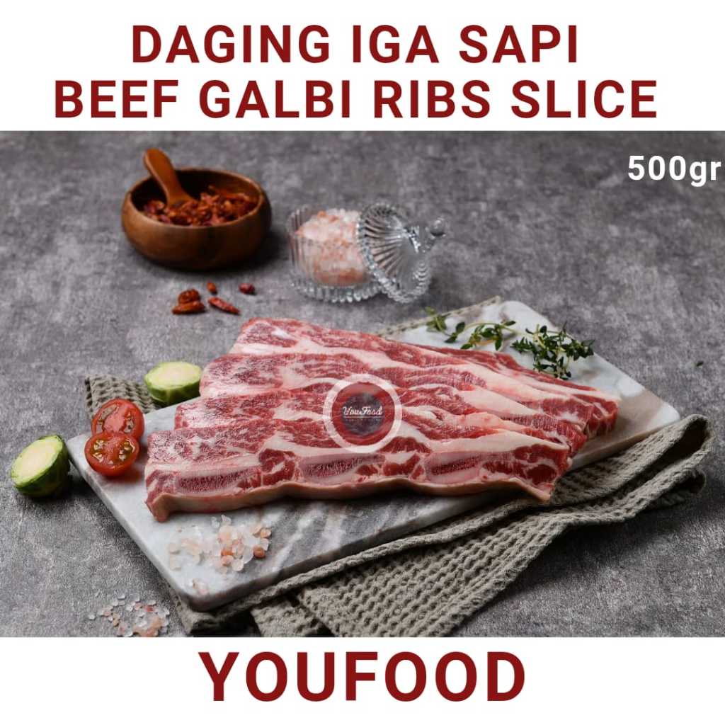 

Daging Sapi Iga Galbi Slice 500g - Galbi Slice 500g