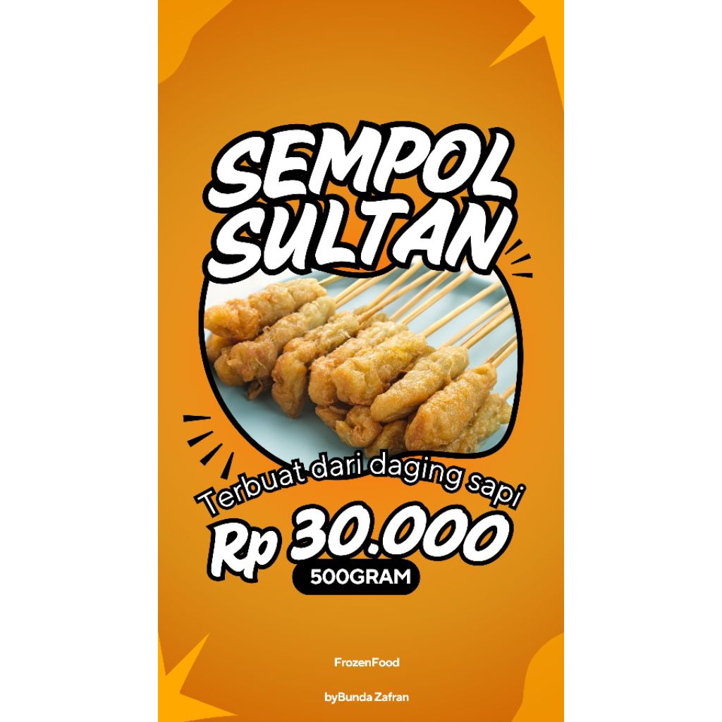 

sempol sultan daging sapi