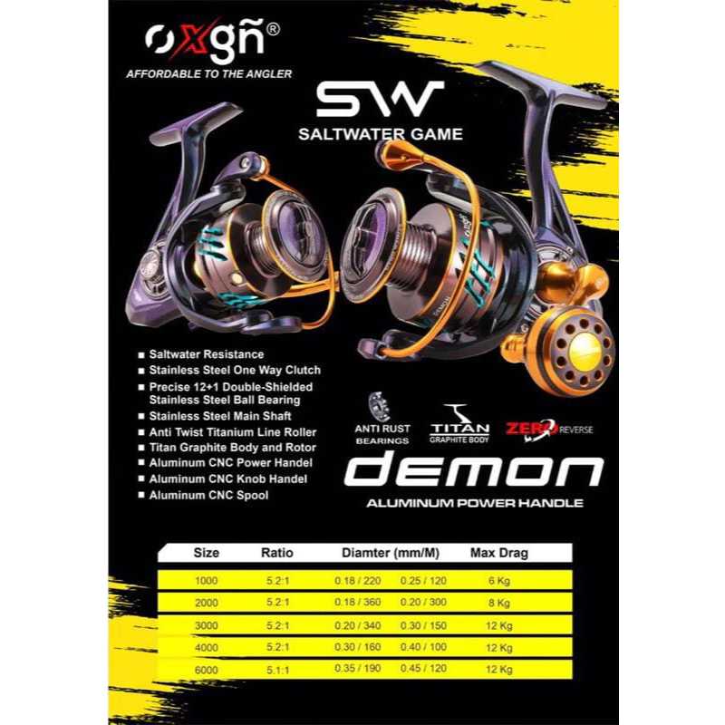 Reel Spinning OXGN NEW DEMON SW