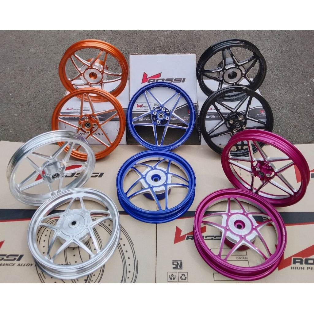 VELG RACING V ROSSI BINTANG ORBITS X GEN2 MIO SOUL MIO SMILE MIO SPORTY XRIDE KARBU FINO KARBU