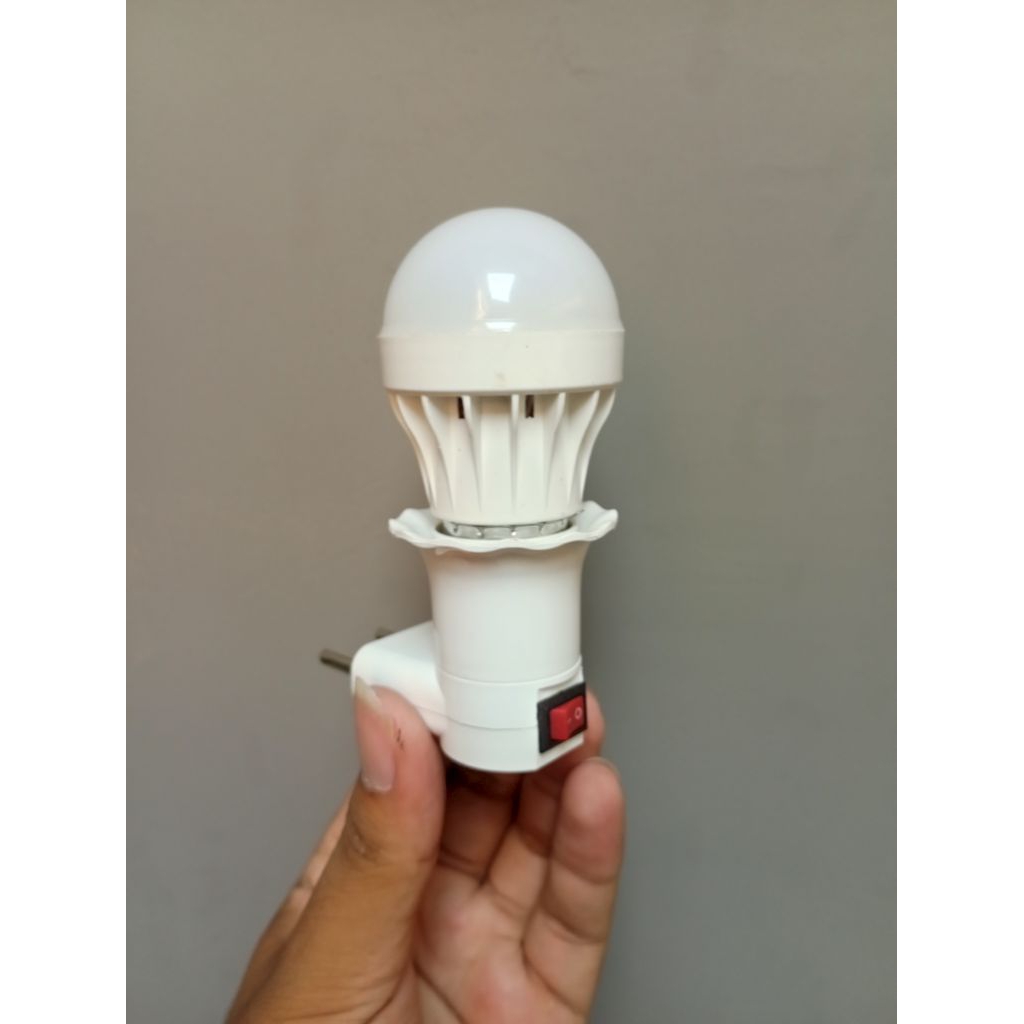 paket lampu Tidur putih / Lampu tidur 3 watt set fitting / lampu kamar tidur / Lampu dinding Led / L
