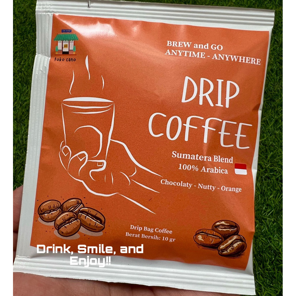 

Drip Bag Coffee Filter Sumatera Blend 100% Arabica