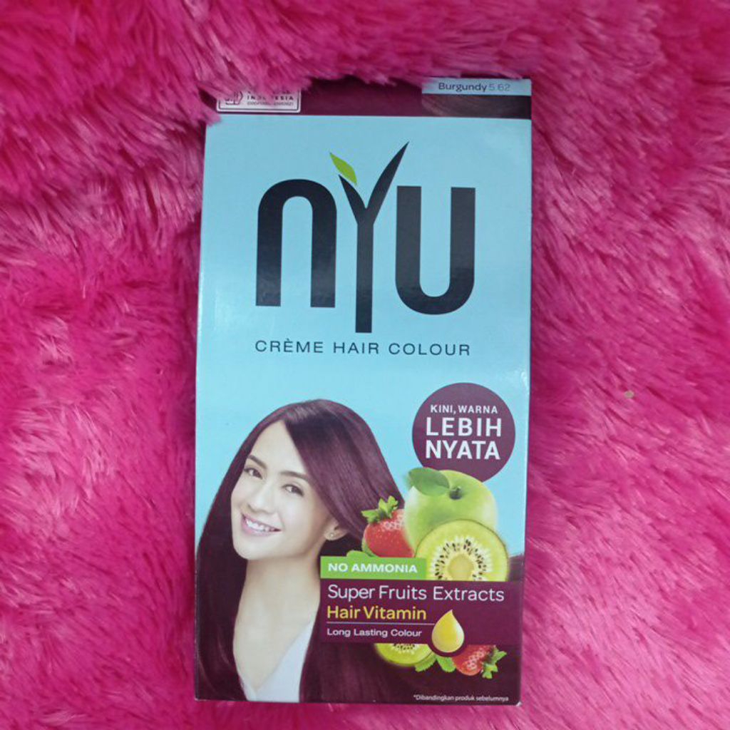 Nyu creme hair colour burgundy