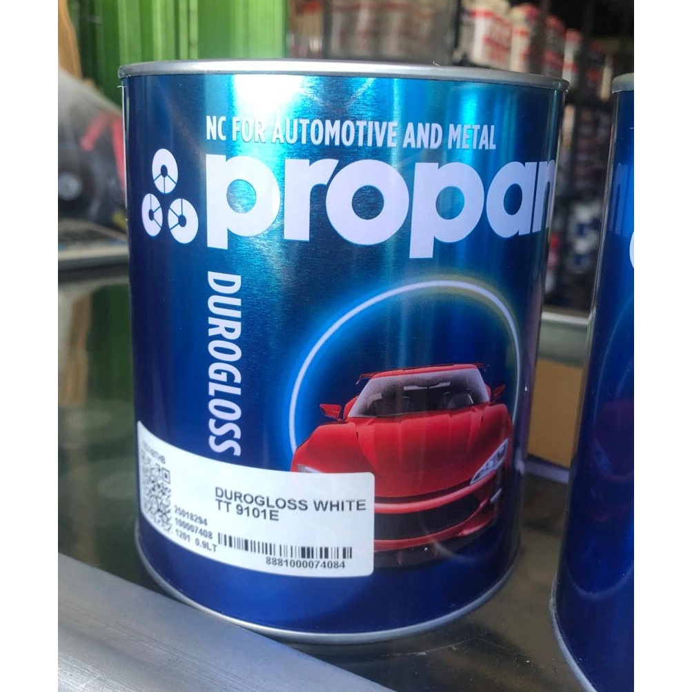CAT PROPAN // CAT DUCO NC DUROGLOSS - WHITE TT - 9101E // PUTIH 1Kg