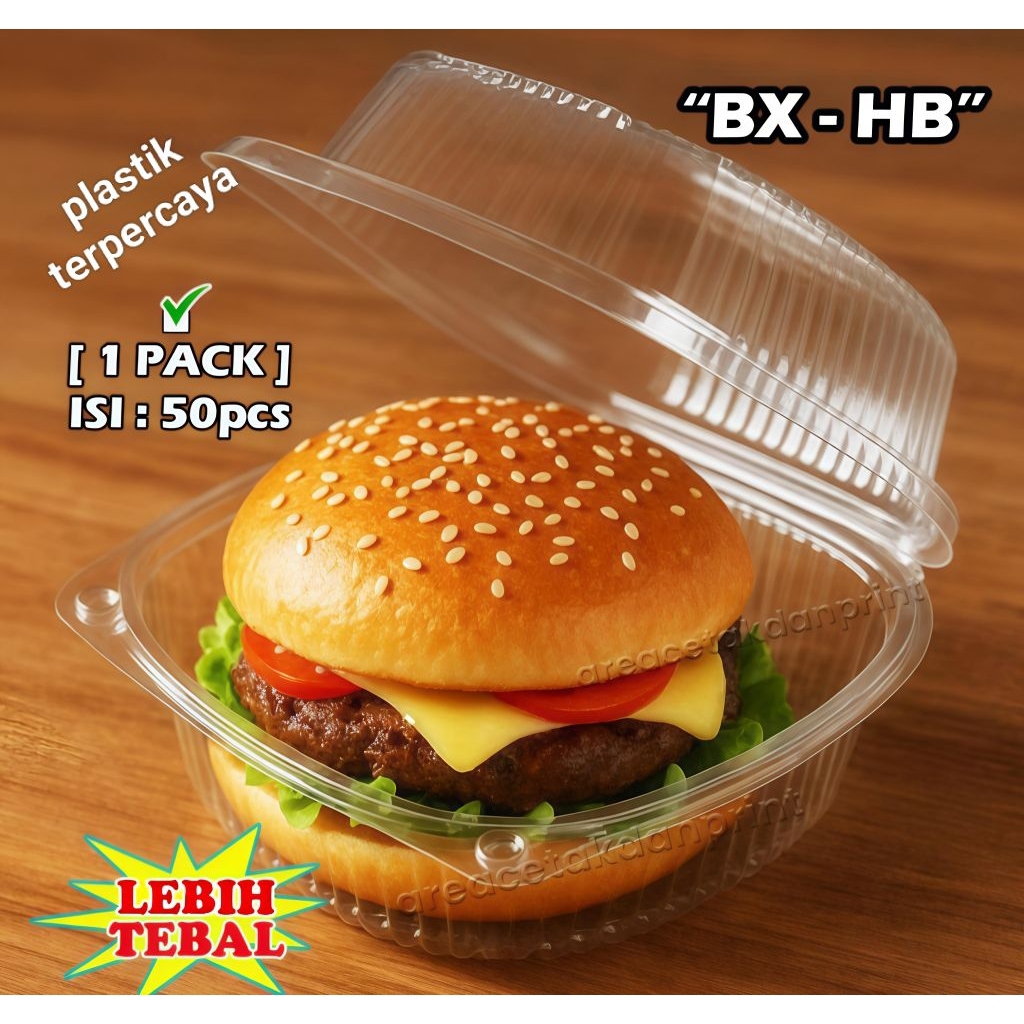 Mika Kemasan Burger/Mika Burger/Mika Donat/Mika Hamburger/M...