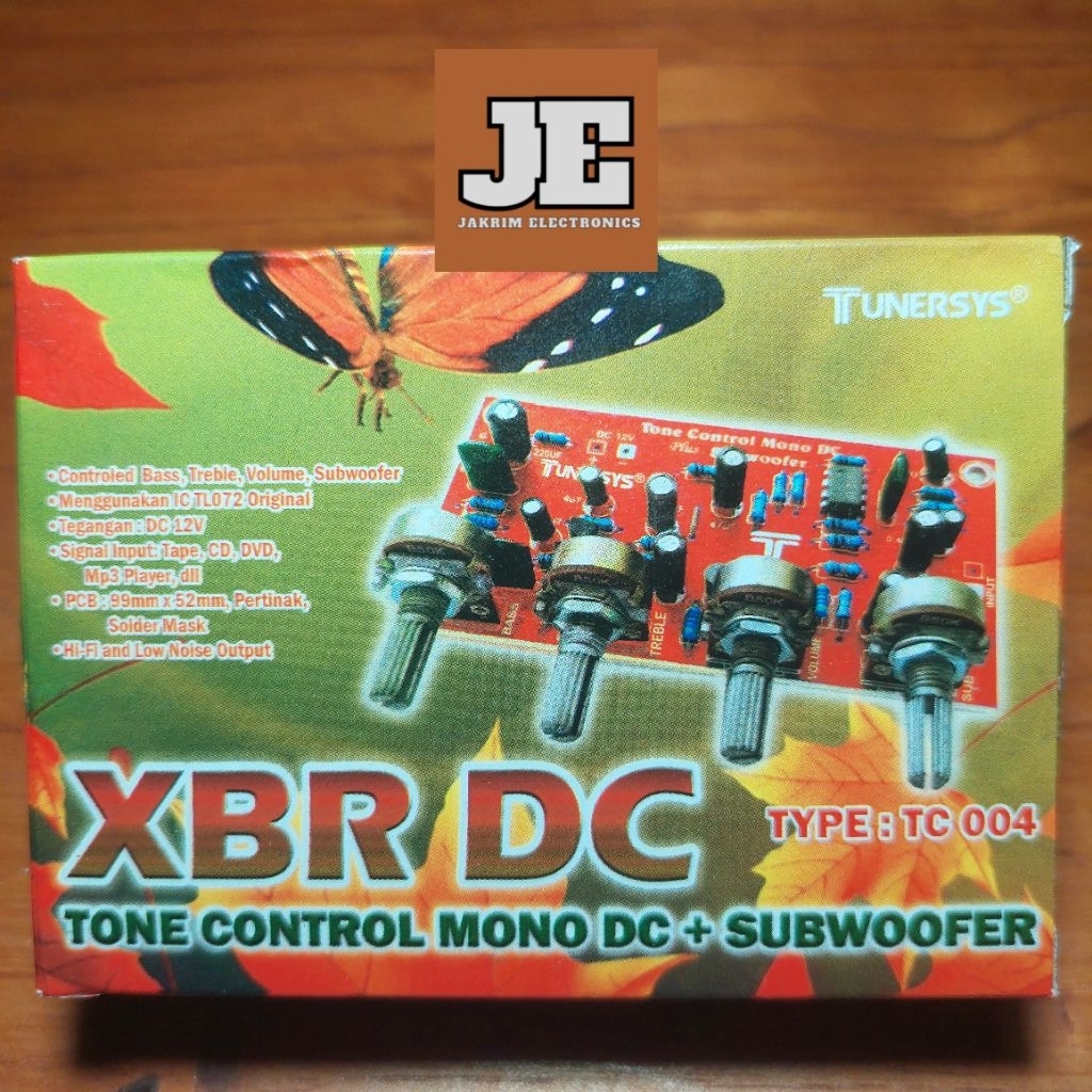 Kit Tone Control XBR DC Mono DC + Subwoofer Tunersys TC 004