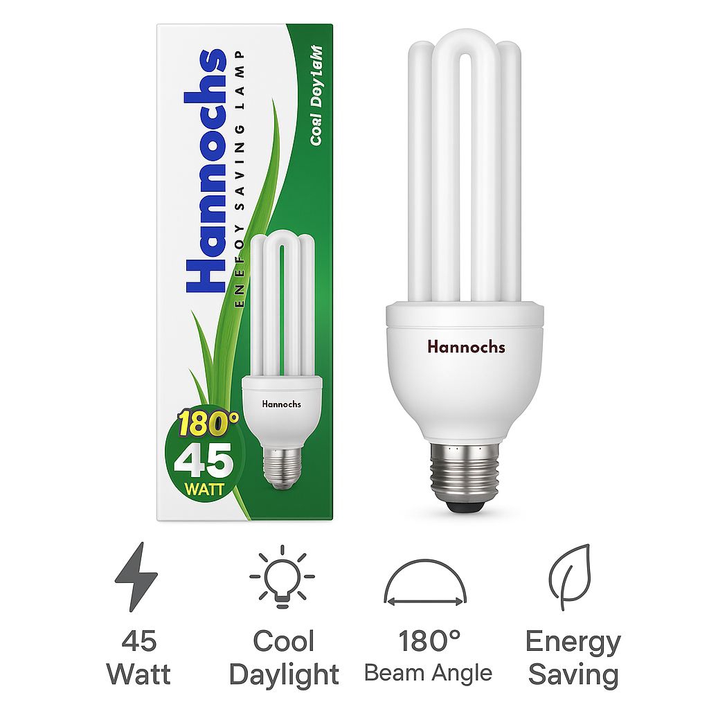 Lampu Hemat Energi Hannochs 45 Watt – Cool Daylight
