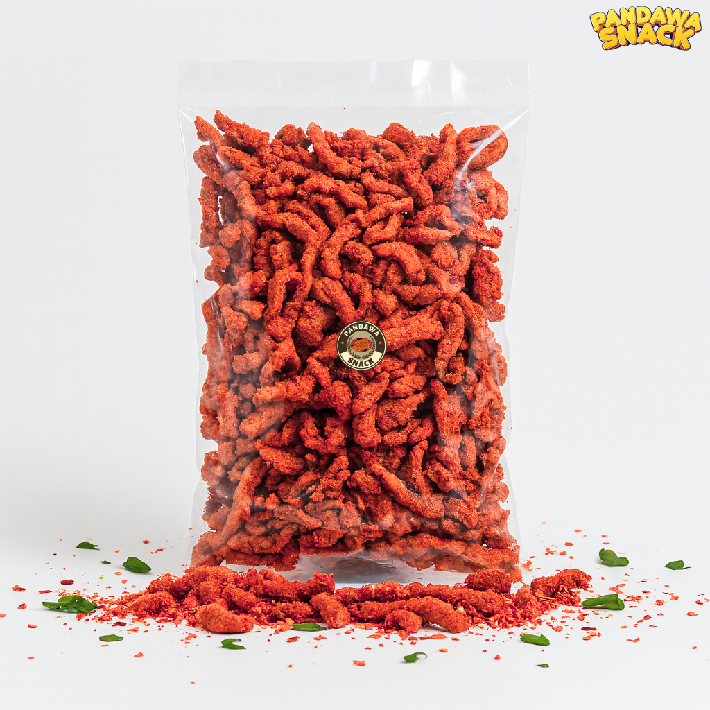 

Keripik Usus Ayam 1kg Crispy Balado Pedas Manis