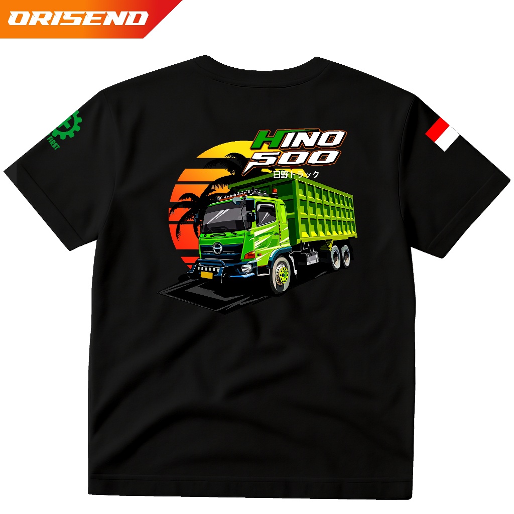 Kaos Viral Truk  Driver  Hino 500 Dump Hino Lohan Euro4