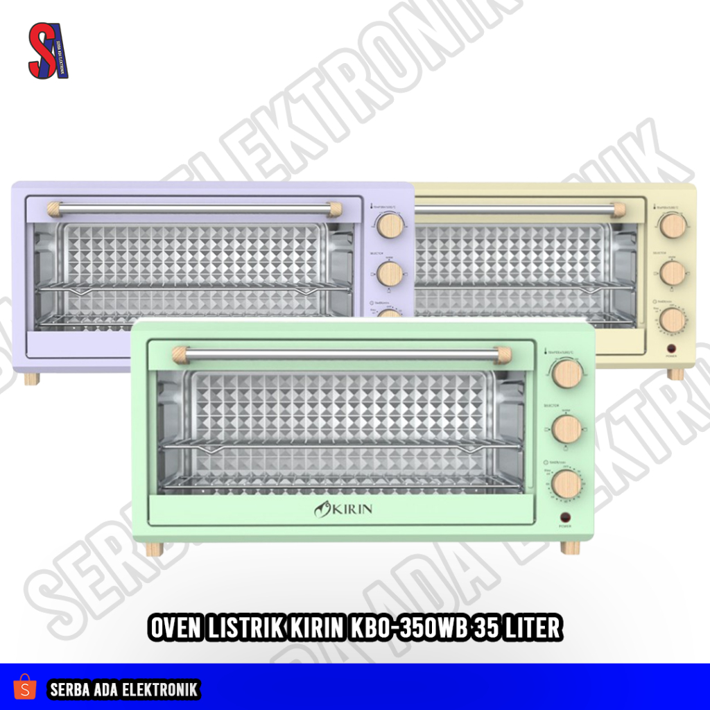 Oven Listrik Kirin KBO-350WB 35 Liter