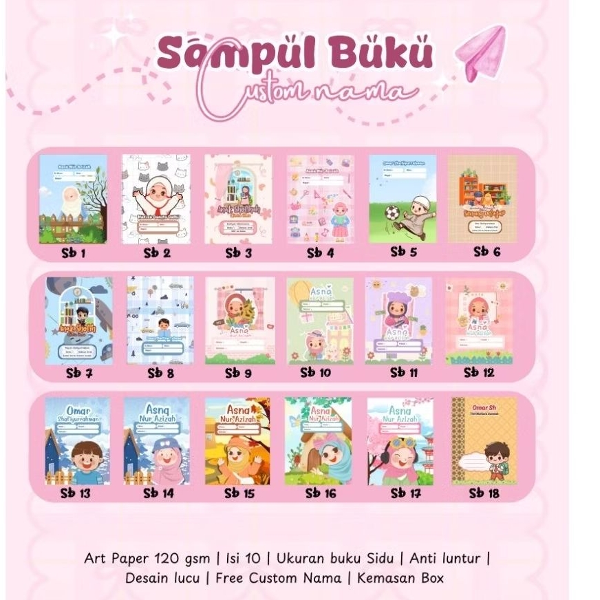 

Sampul buku Custom