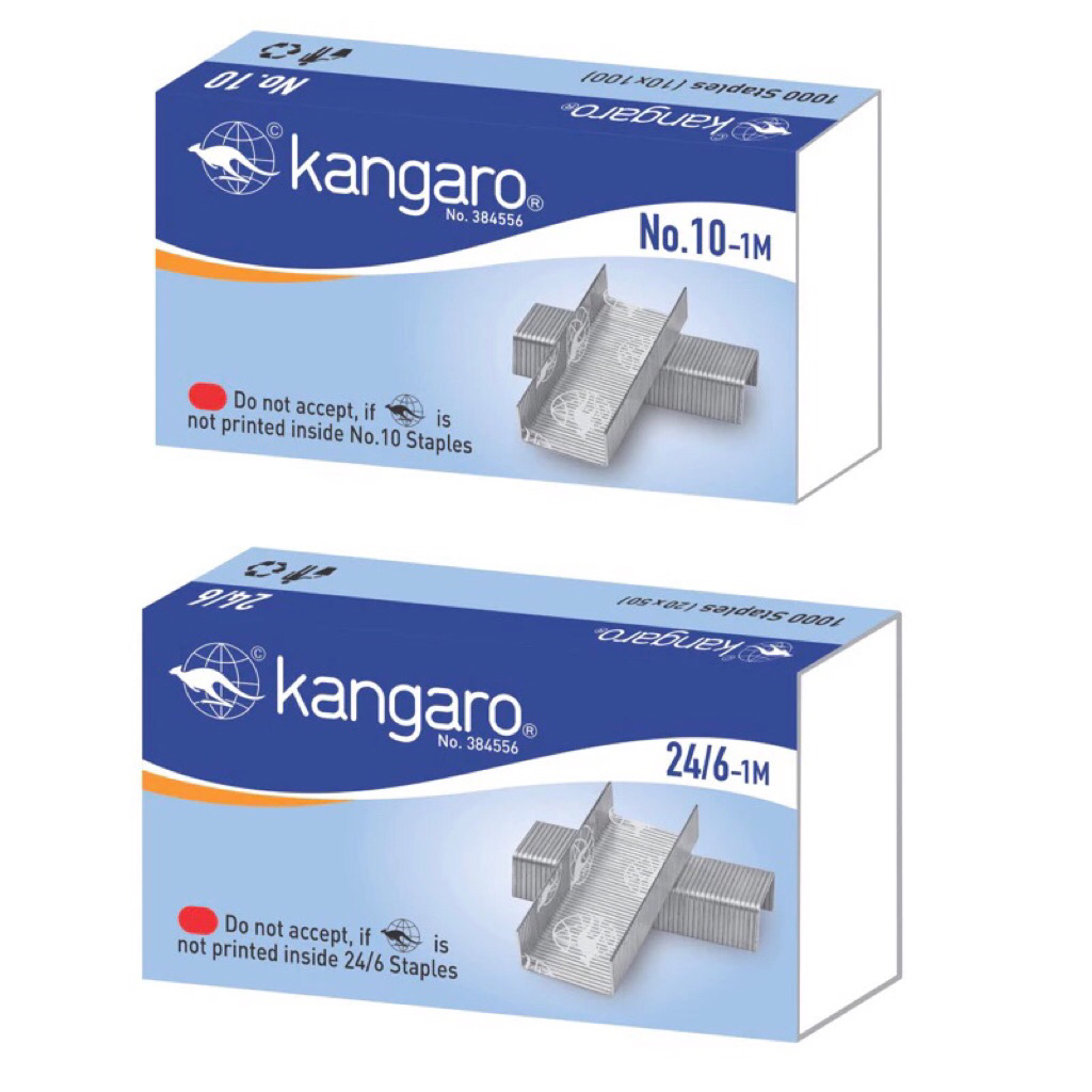 

ISI STAPLES KANGARO NO. 10 / 1 pack isi 20box
