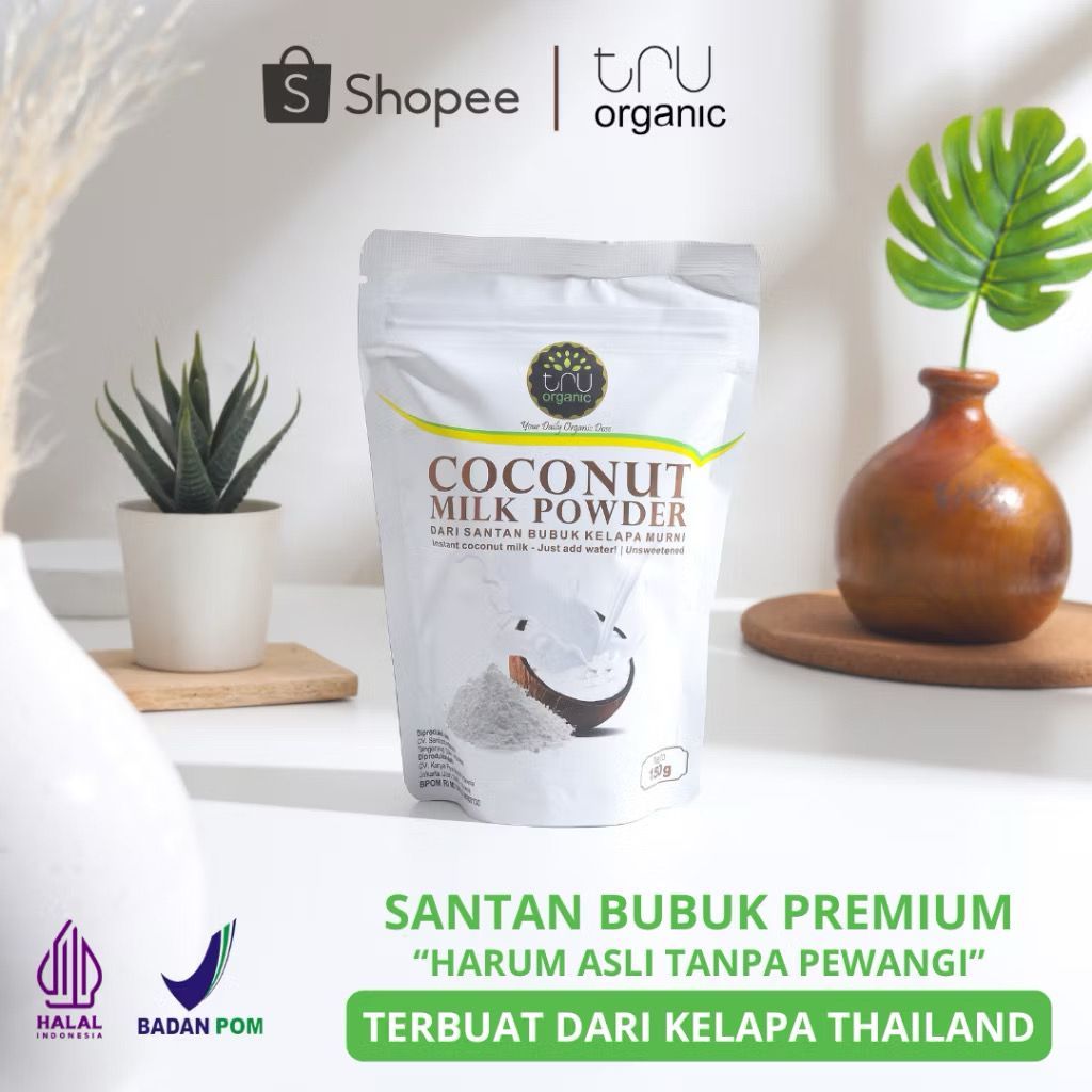 

TRUorganic Coconut Milk Powder 150gr - Santan Bubuk dari Kelapa Thailand
