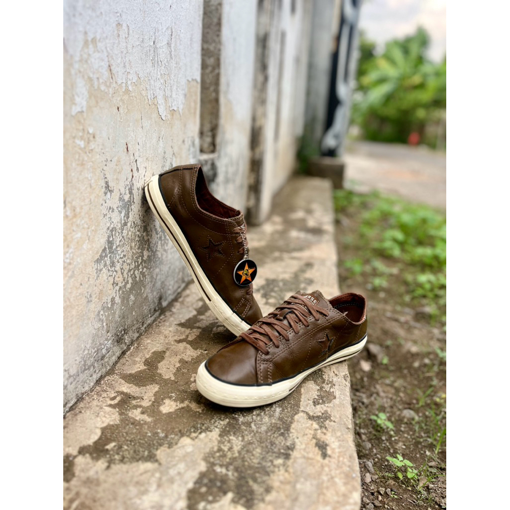 Converse One star Vintage Leather Brown