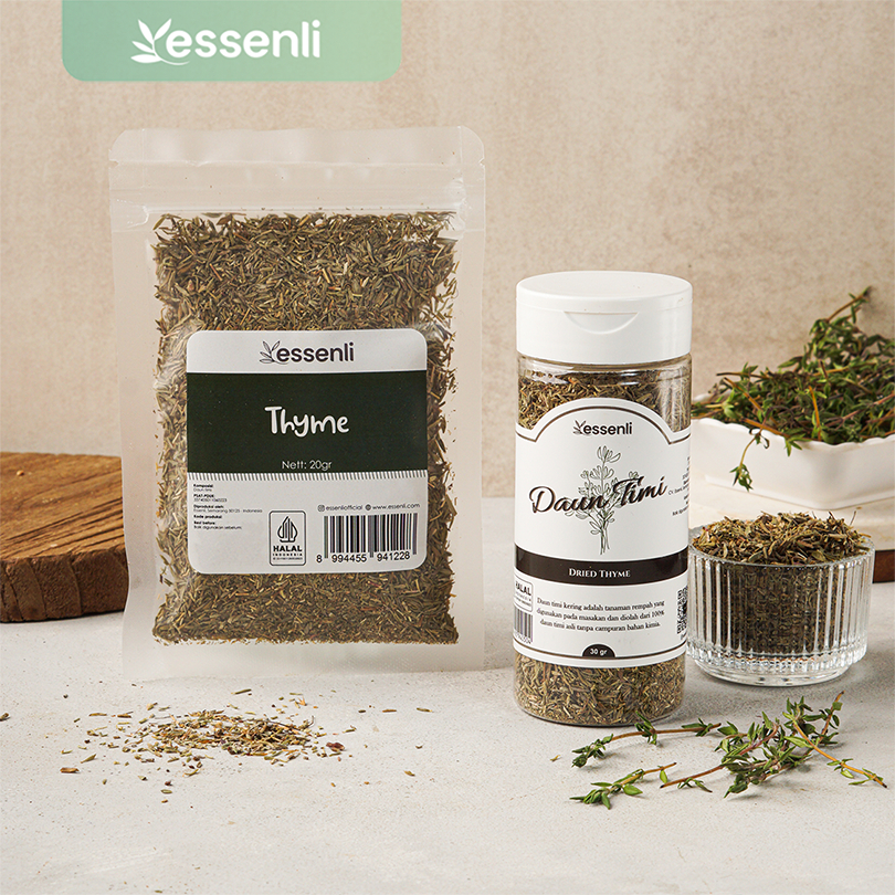 

ESSENLI Daun Thyme Kering Bumbu Rempah