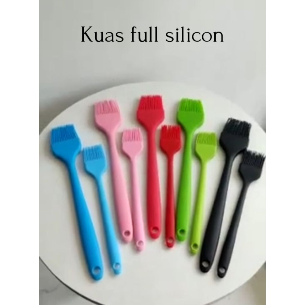 Kuas Full Silicon/ Kuas kue/ Kuas minyak/ Kuas polesan anti panas