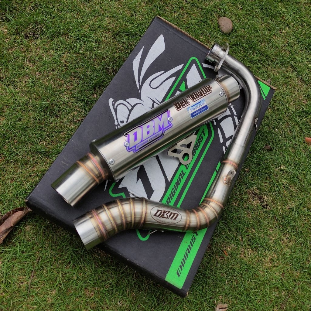 knalpot matic beat Mio Vario kolong kobra inlet50