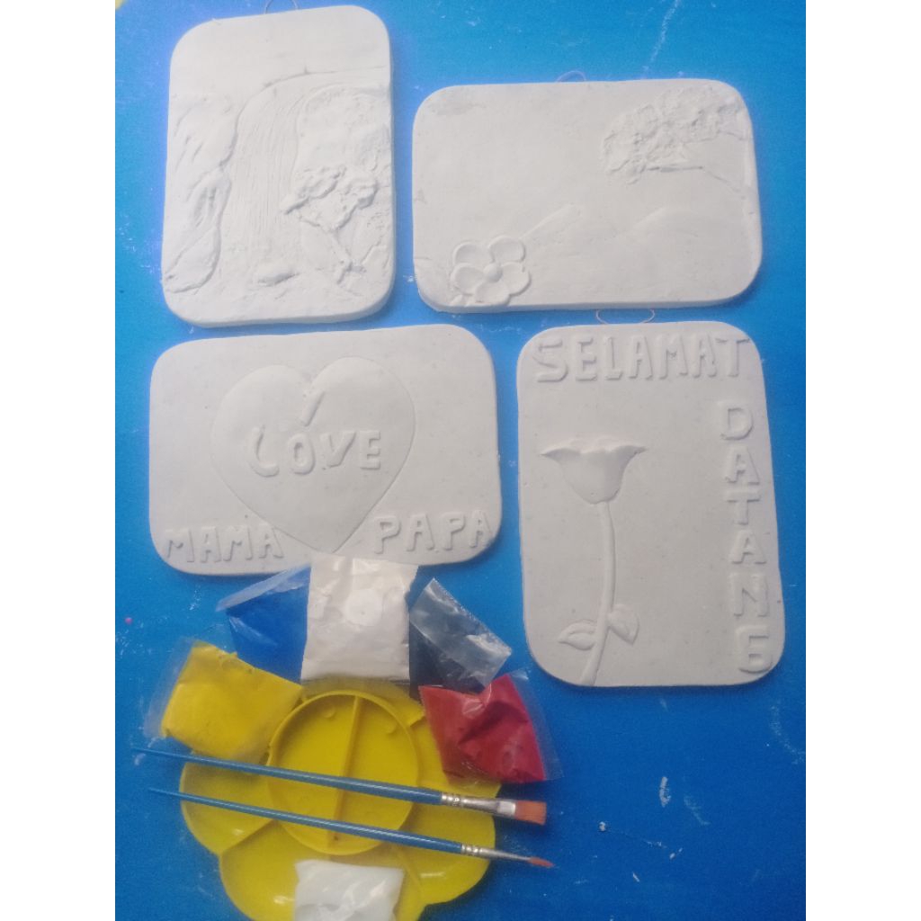 

pket lukis papan ukir dari gypsum