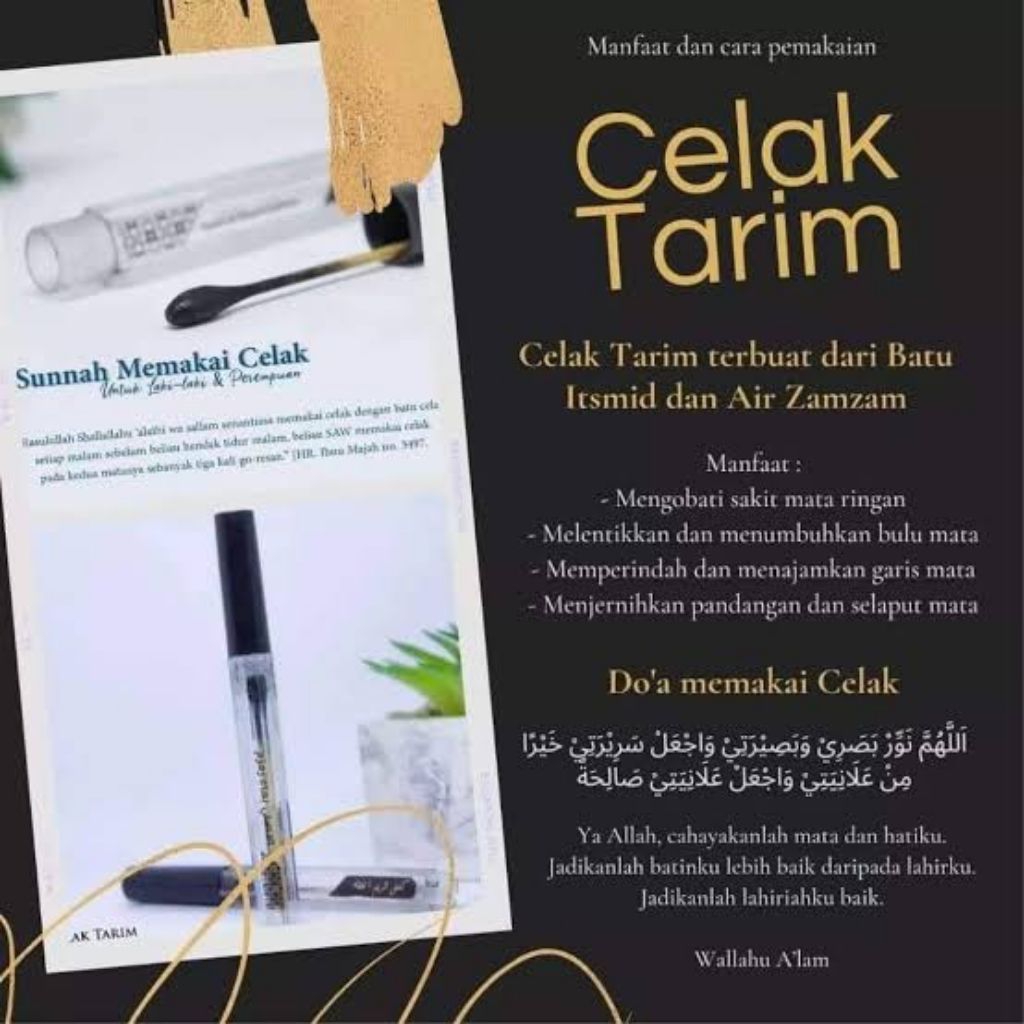 Original Celak Tarim | Celak Itsmid | Celak Tareem Asli Yaman celak obat celak asli air zamzam itsmi