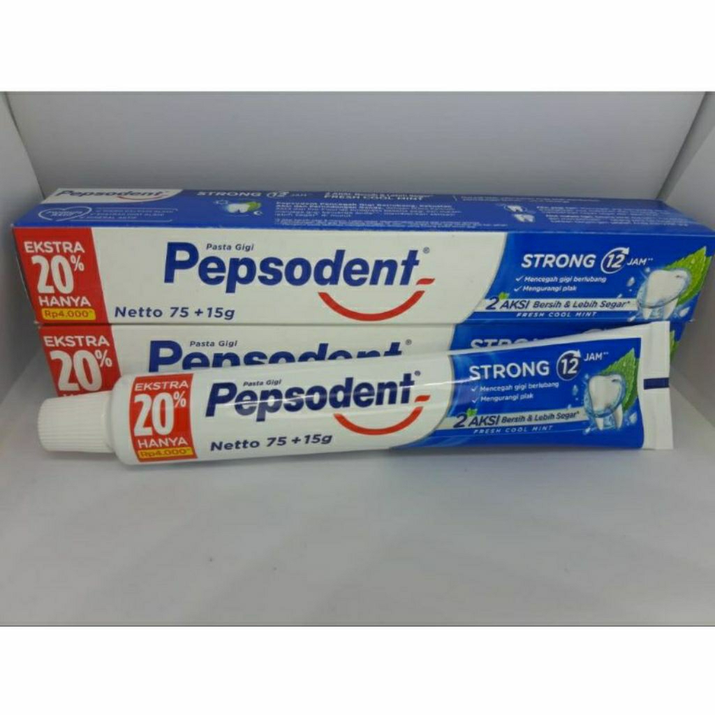 Paket hemat 2 Pasta Gigi/Odol pepsodent 90gr