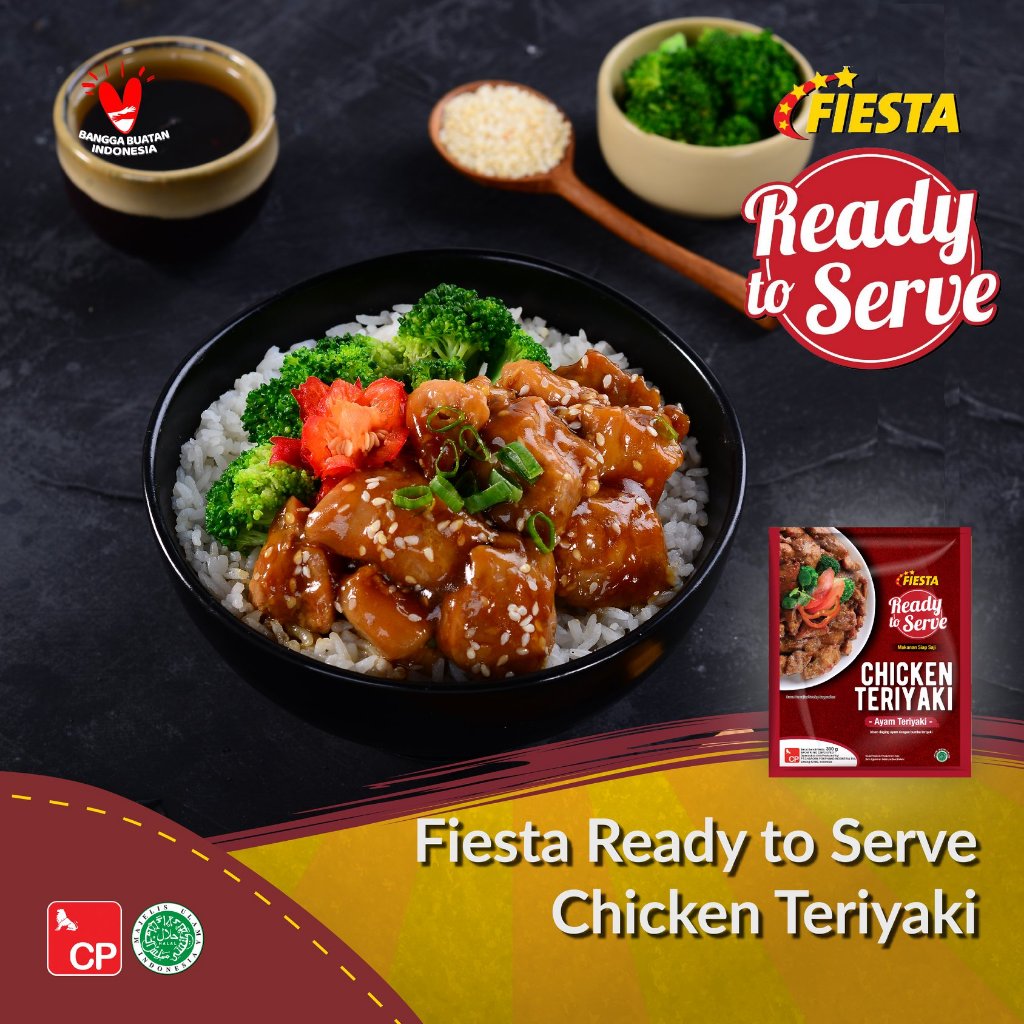 

Fiesta Ready To Serve Chicken Teriyaki Ayam Teriyaki 300gr - Kheiza Frozen