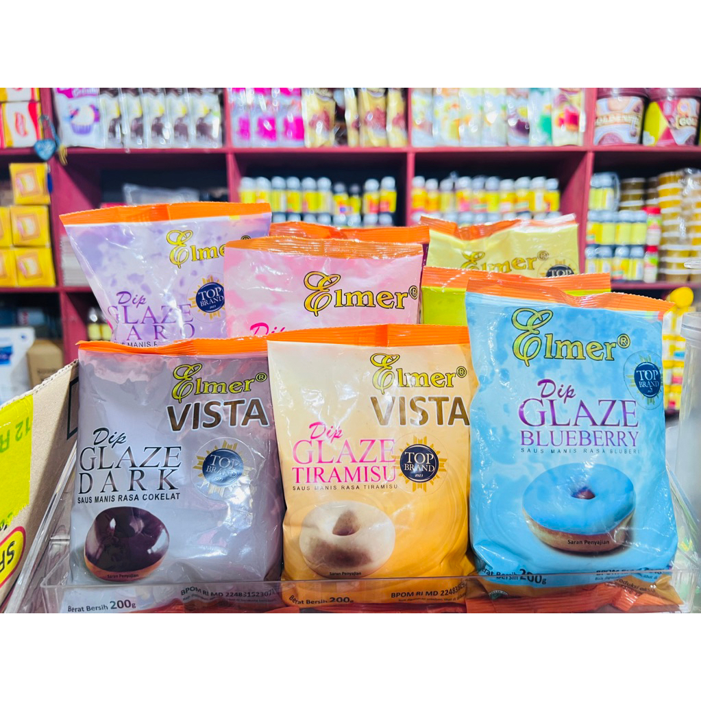 

ELMER vista DIP GLAZE / glaze / topping donat / elmer glaze 200gr