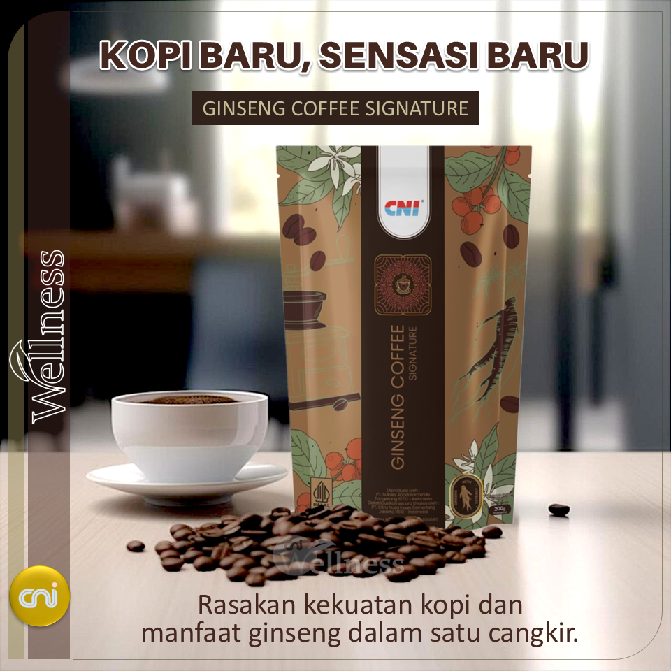 

Ginseng Coffee Signature – Kopi Ginseng Lebih Kuat & Aman di Lambung | 10 Stick