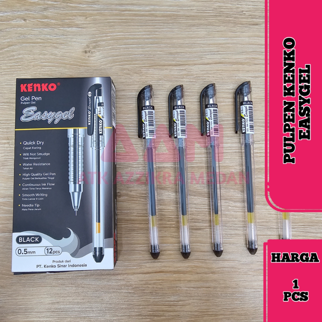 

Pulpen Kenko Easy Gel 0.5mm Bolpen Pena Murah Berkualitas