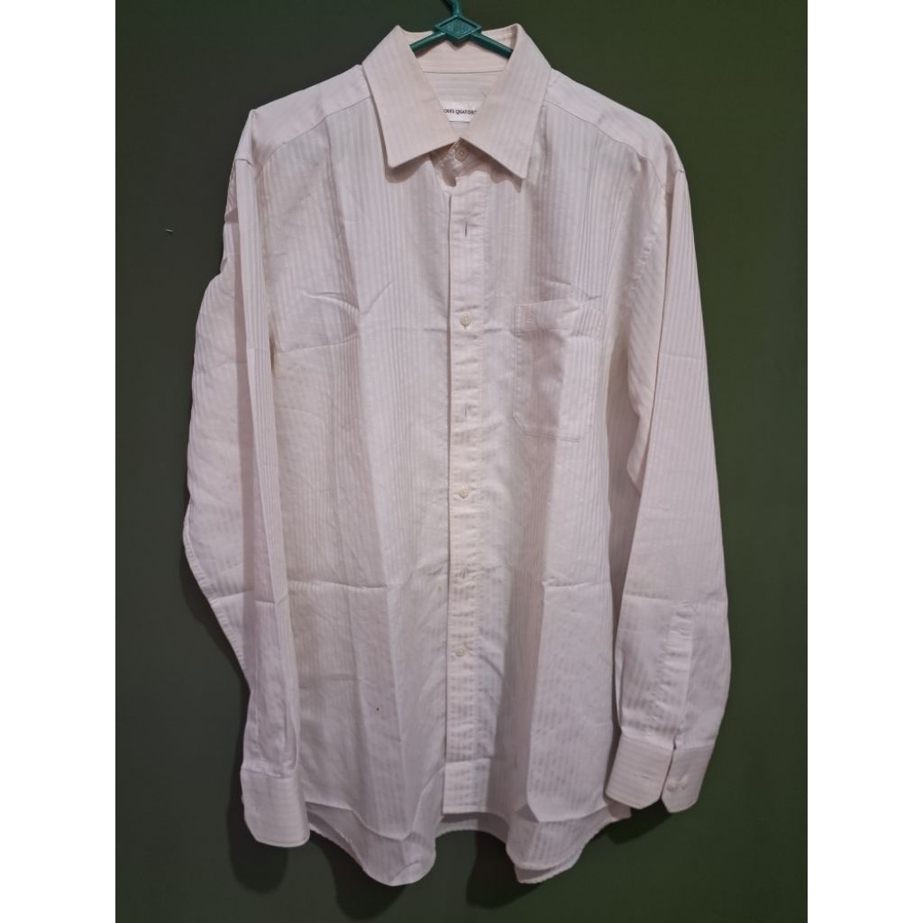 Kemeja Louis Quatorze,tekstur garis timbul, size L