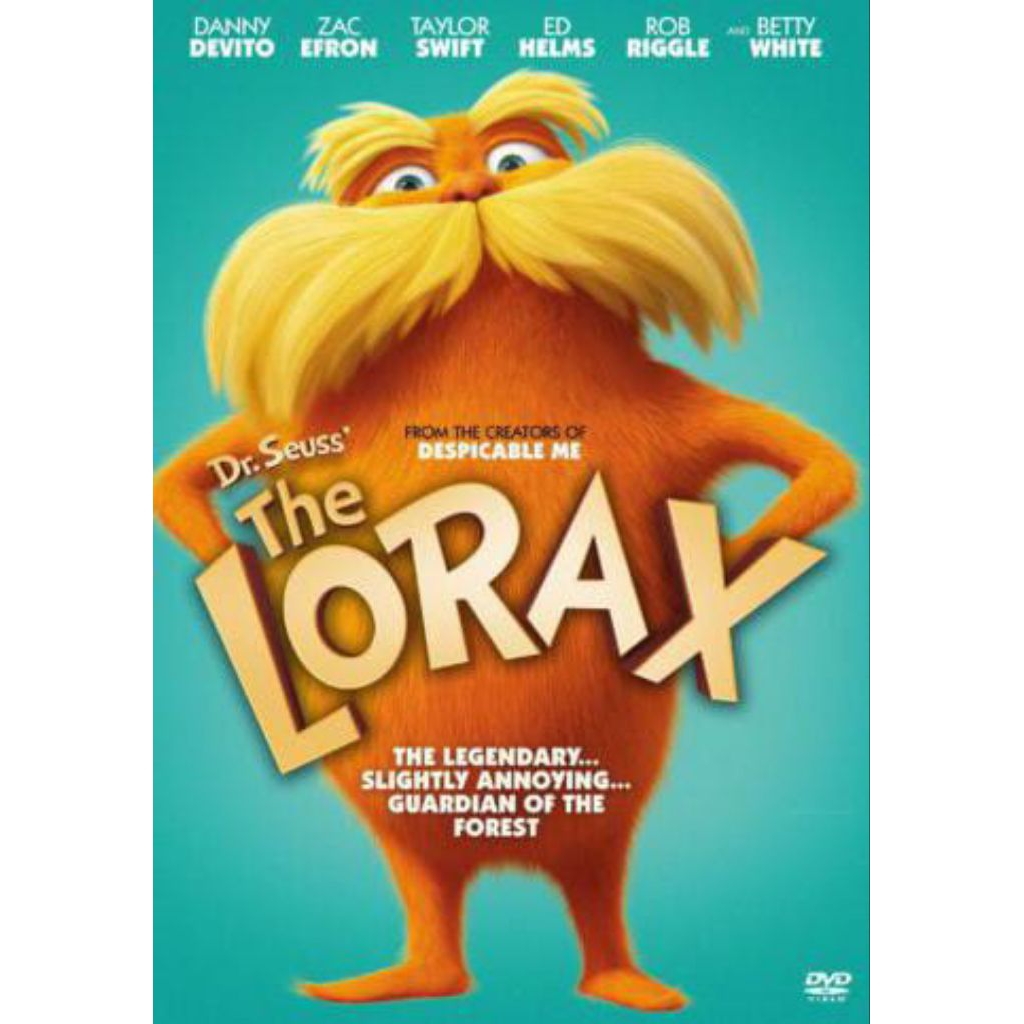 KASET DVD ANAK ANAK THE LORAX - KASET DVD ANIMASI - KASET DVD KELUARGA - KASET DVD TERBARU