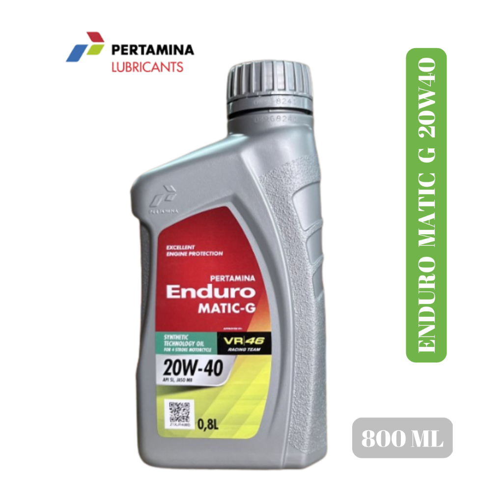Oli Enduro Matic G 20W40 800ml 100% ORIGINAL Oli Matic Vario Beat Scoopy Spacy Mio J Gt dll