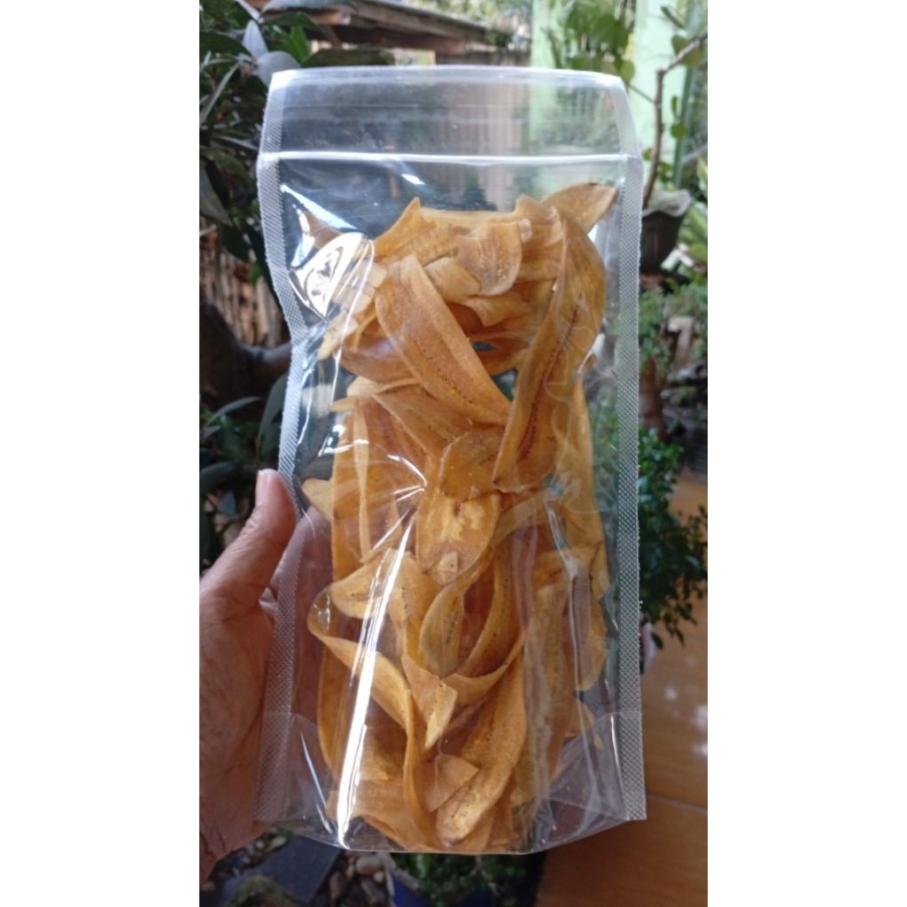 

CEMILAN/MAKANAN RINGAN KERIPIK PISANG NANGKA RENYAH DAN GURIH TANPA BAHAN PENGAWET