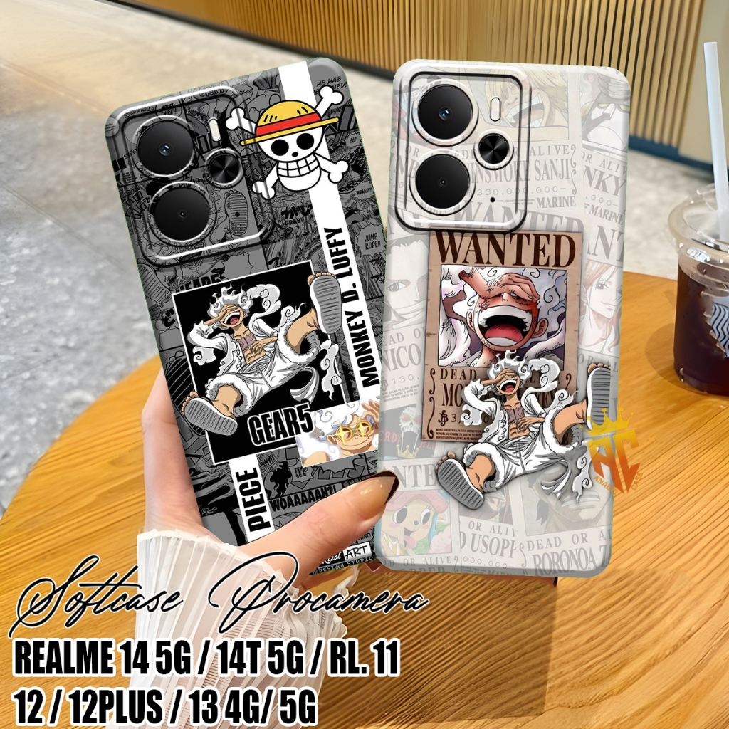 Softcase REALME 14 5G / REALME 14T 5G / REALME 11/12/12 PLUS/13 4G/5G - Case Realme - Case Motif One
