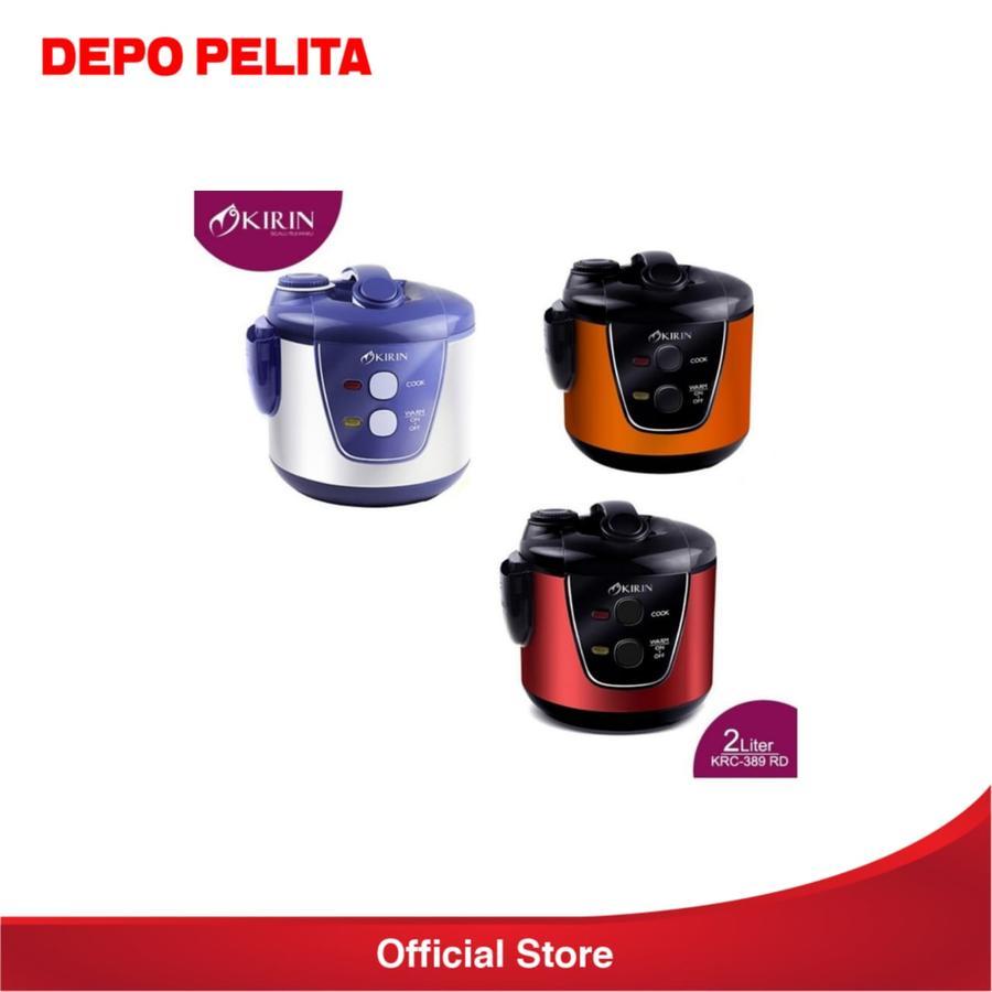 KIRIN Rice Cooker/ Magic Com 2 Liter KRC-389 Stainless Steel