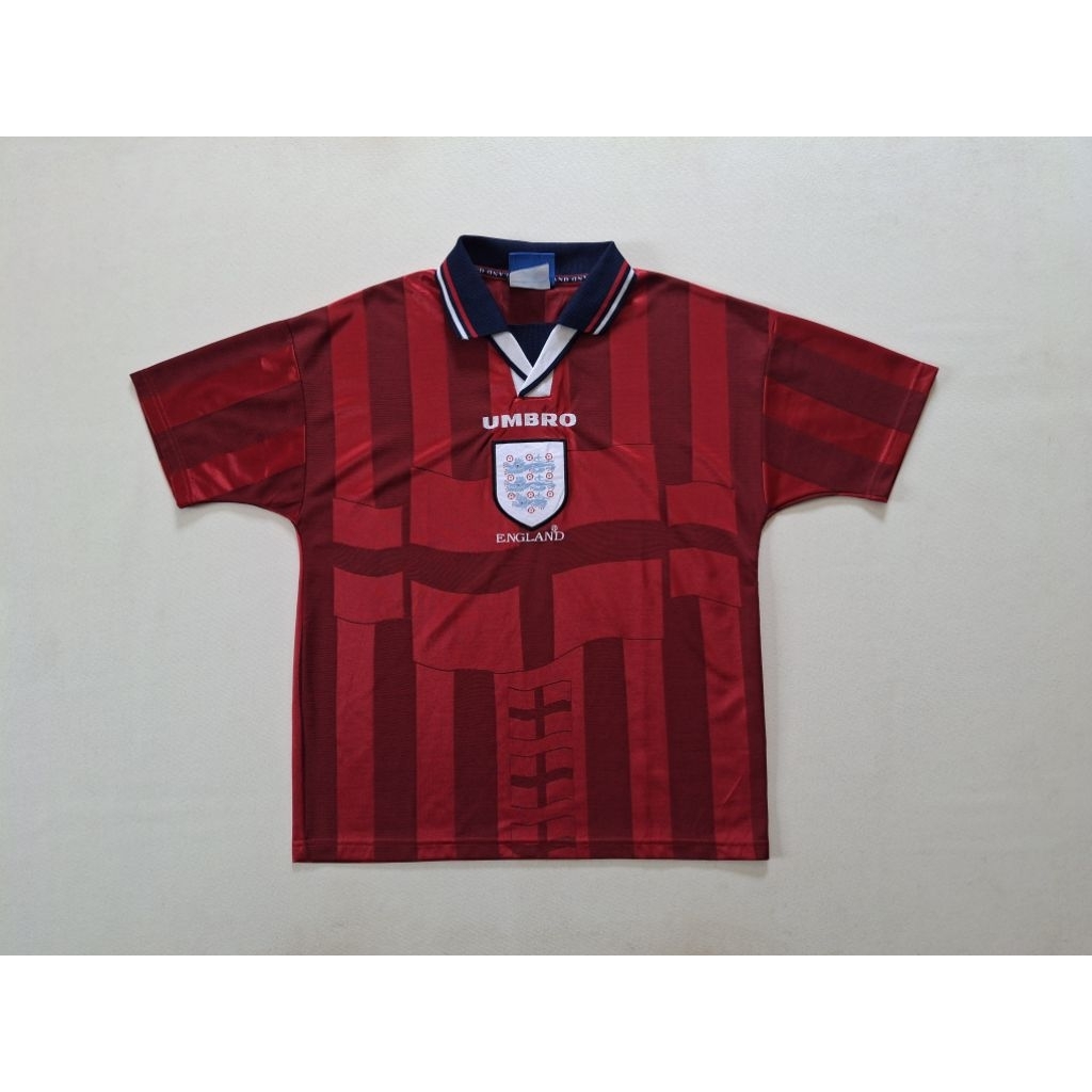 JERSEY UMBRO ENGLAND AWAY TAHUN 1997-1999 ORIGINAL 100%