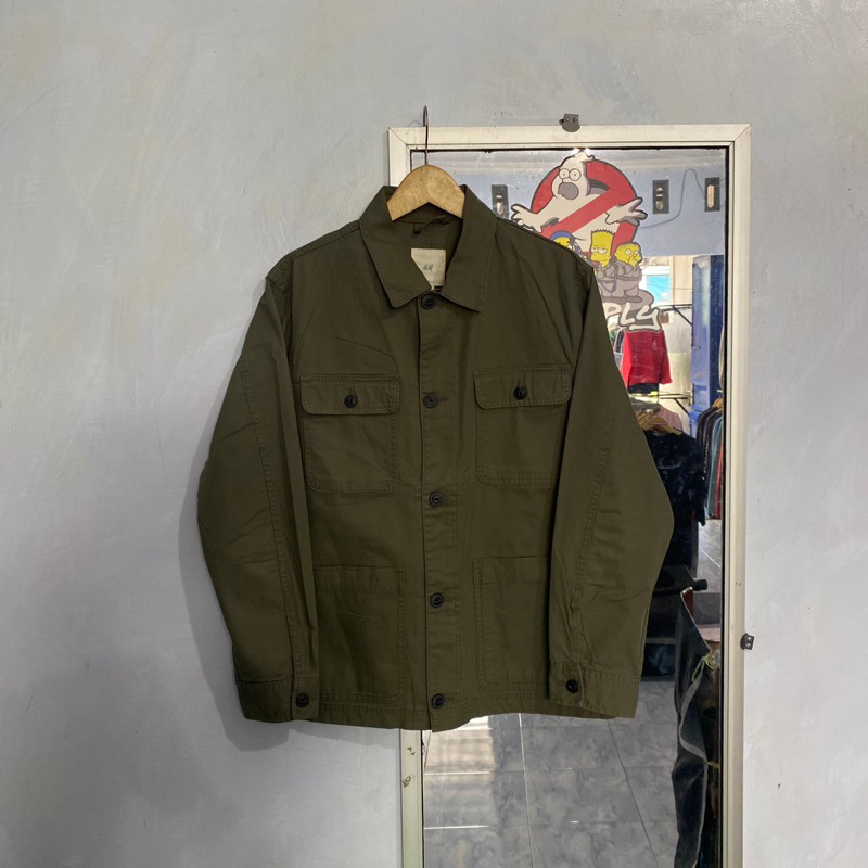 Utility overshirt jacket