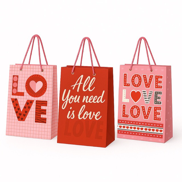 

KIKY Tas Tali A / Love Uk. 22 x 15 x 6 CM 1pcs isi 10