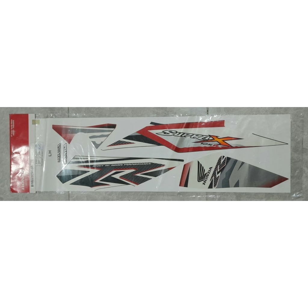 Sticker striping list body honda Supra X 125 original baru 871X0-KYL-690ZCL