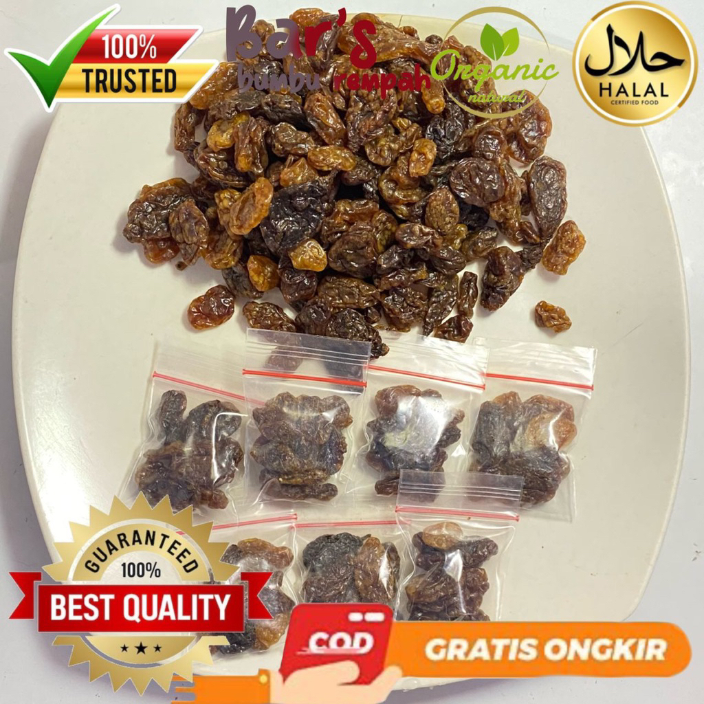 

Tambahan kismis gold raisin segar utk 1liter beras