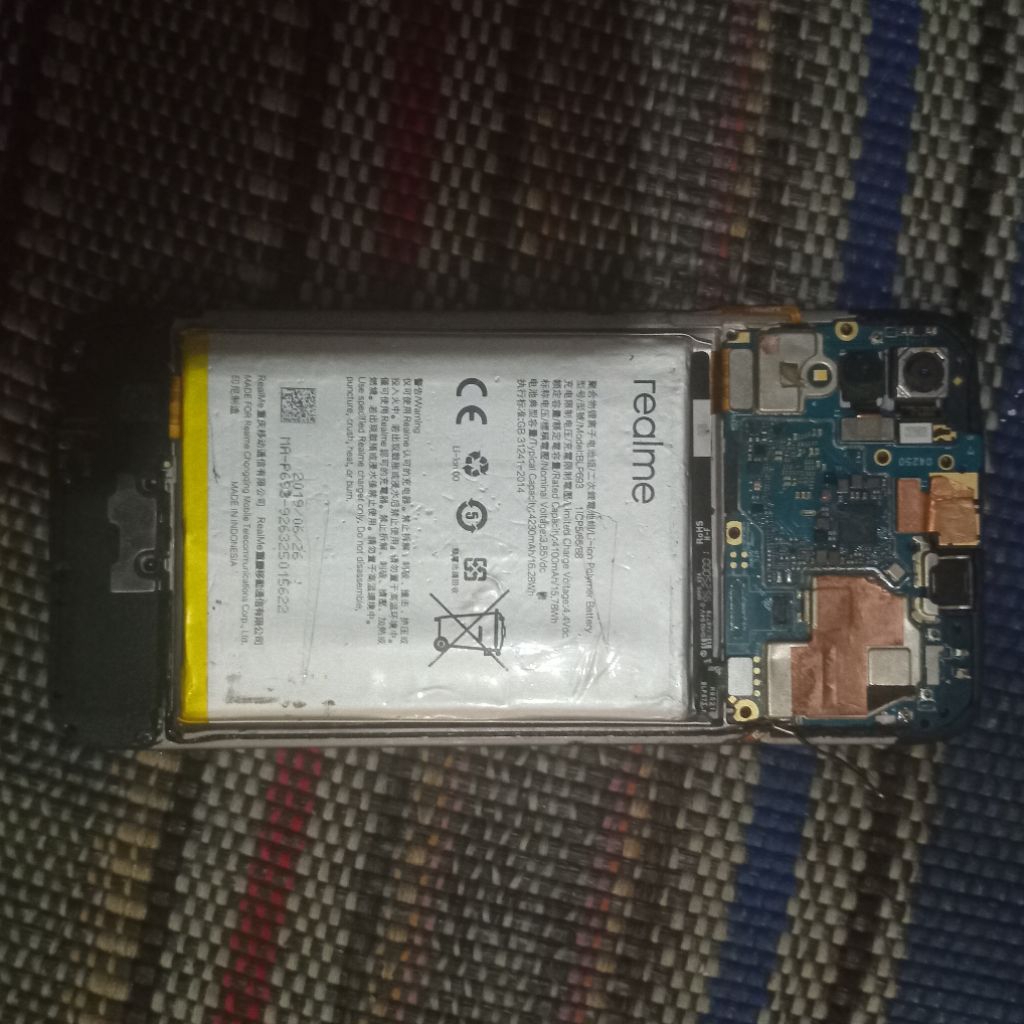 realme 3 ram 4/64 matot lcd terpisah