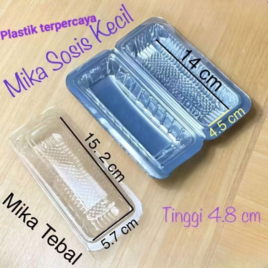 Mika Sosi Kecil  Mika sosis besar / Mika Pia Pie 145 / Tray Tempat Sosis Kecil tempat sosis besar  i