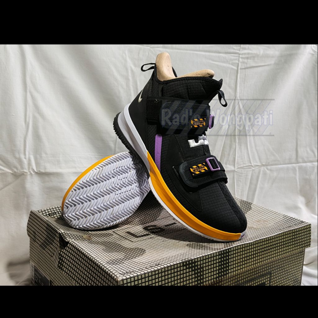 Nike LeBron Soldier 13 SFG 'Lakers' AR4225-004 UKURAN 46 EU/12 US BRAND NEW OPEN BOX