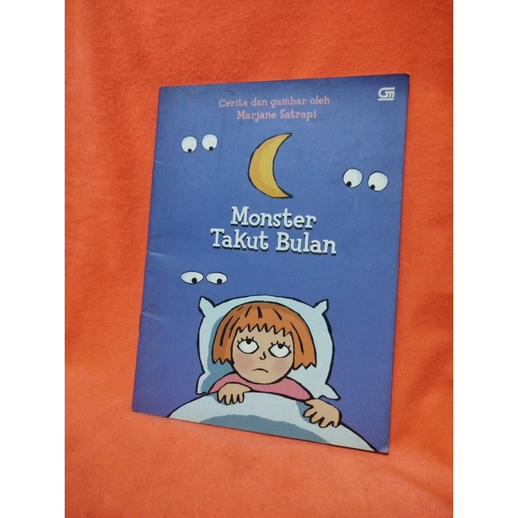 buku cerita dan gambar monster takut bulan oleh marjane satrapi
