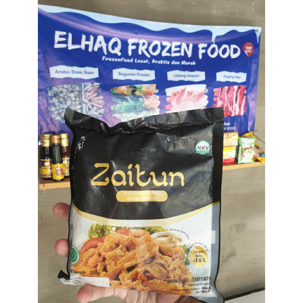 

Zaitun Kulit Ayam Goreng 250gram