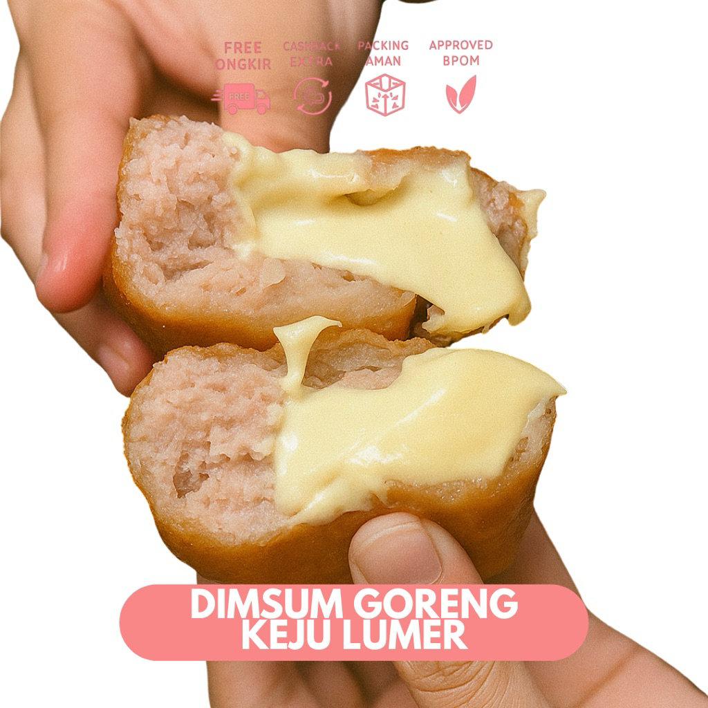 

Dimsum Goreng Keju Lumer Viral Isi 3pcs dengan saos asam manis